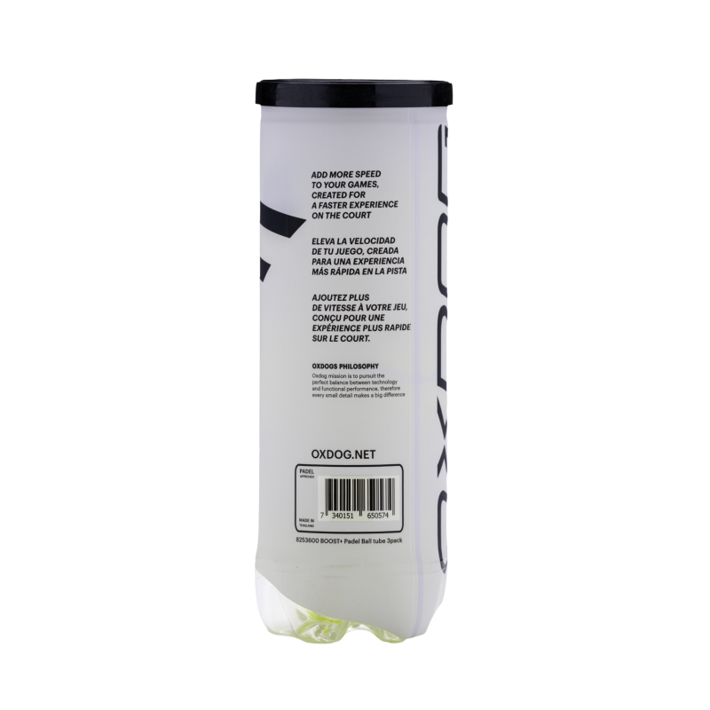 BOOST+ Padel Ball tube 3pack