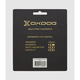 GOLD PRO OVERGRIP 3 PACK White