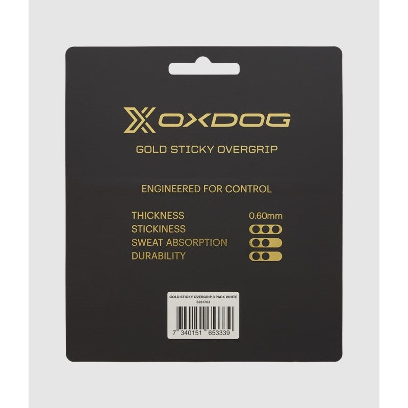 GOLD STICKY OVERGRIP 3 PACK